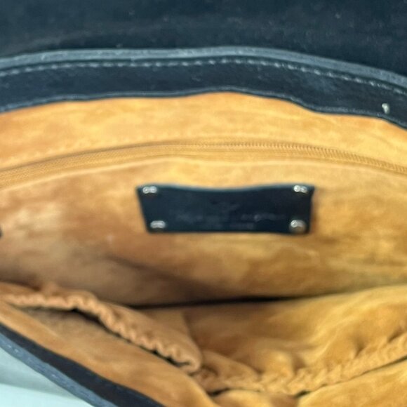 Pristine PATRICIA Nash Black Pebbled Leather Shoulder Bag - Picture 7 of 14